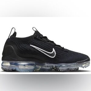 Nike Black and White VaporMax Shoes